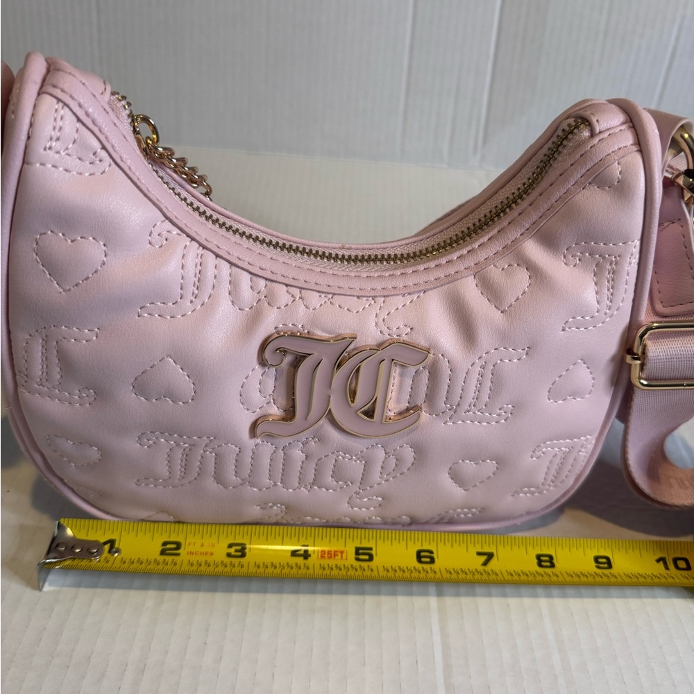 Juicy Couture Light Pink Embossed Shoulder Bag - Picture 12 of 13